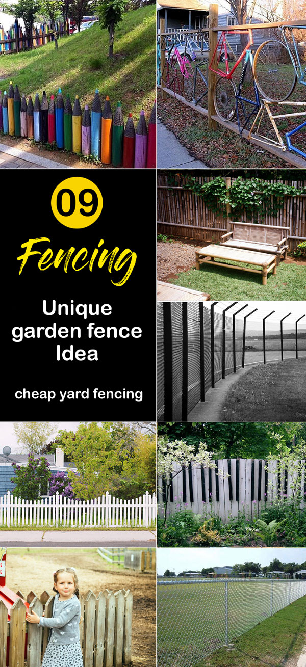 Fencing | garden fence Idea | yard fencing