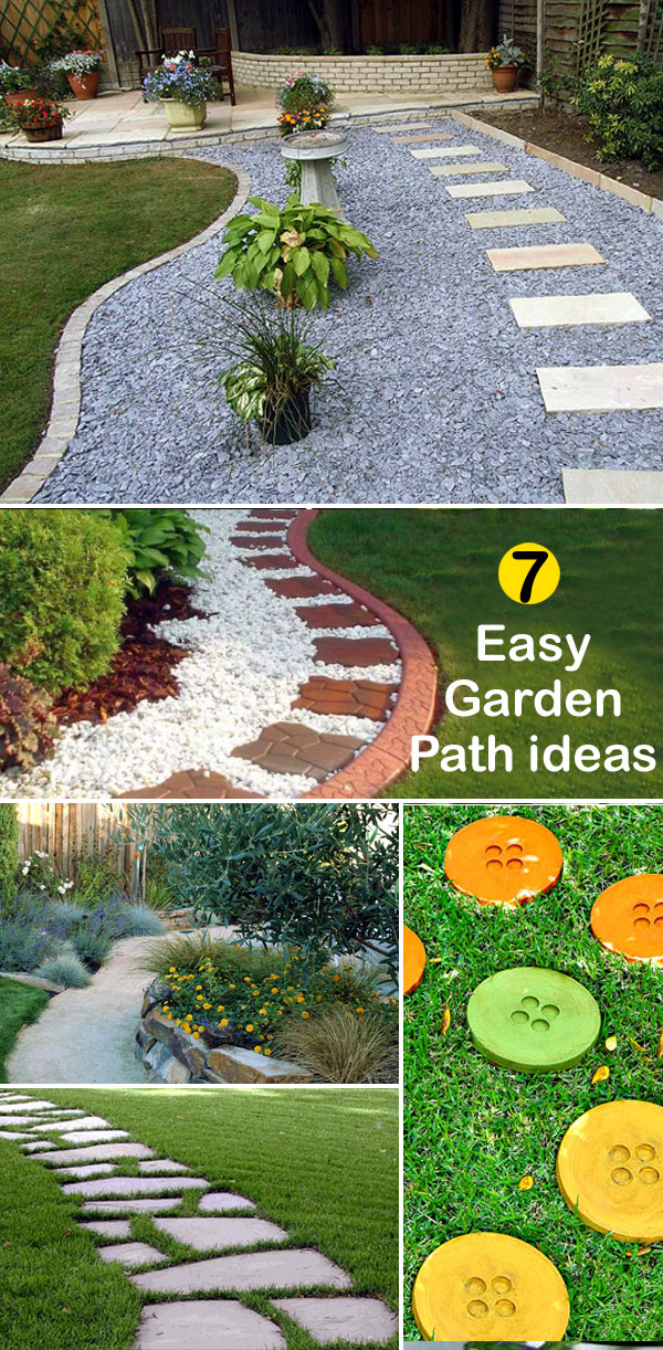 Garden Path ideas | pathway | easy garden path